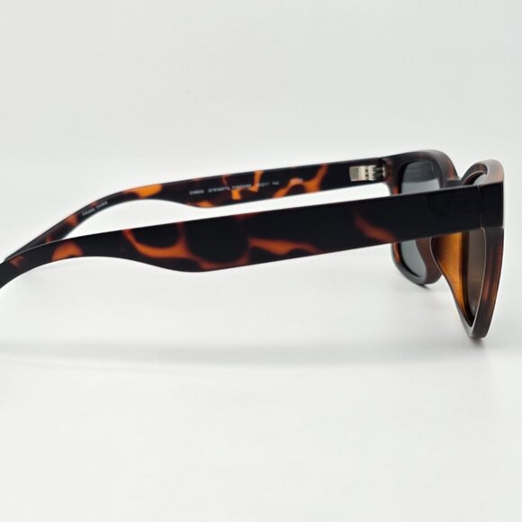 *SOLD* Cole Haan CH8003 215 Matte Tortoise Frame Polarized Green Lens Sunglasses - Picture 6 of 16